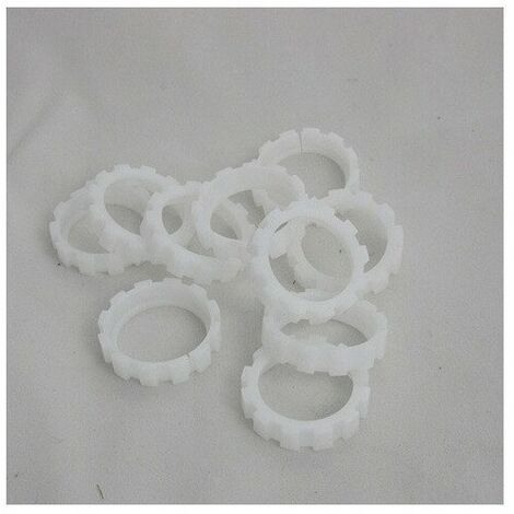 Anelli di supporto plastica nera, PU 10 pezzi KLUDI