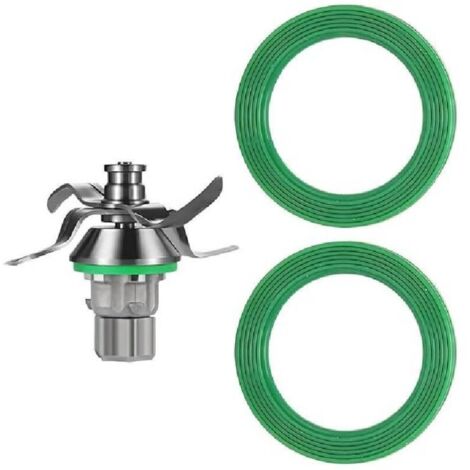 Anelli di tenuta in 2 pezzi per lame TM5/TM6, guarnizioni in silicone per lame del frullatore Vorwerk Thermomix TM5 e TM6
