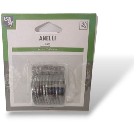 ANELLI FERRO D32 NERO ARGEN 10 PEZZI - EMMEBI