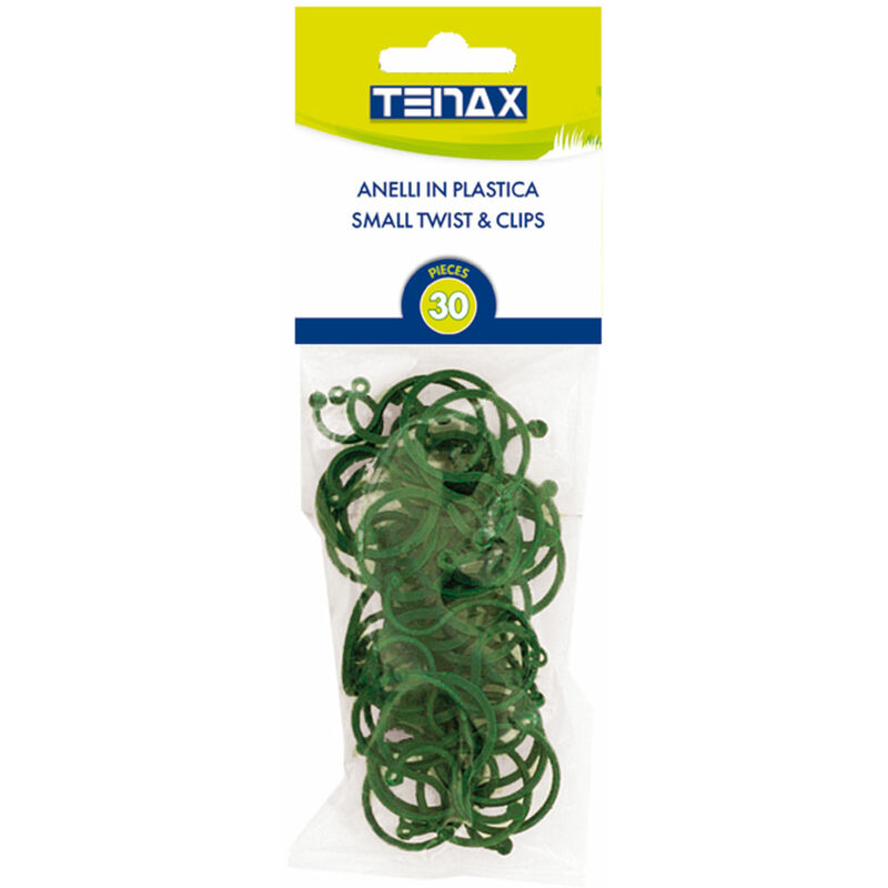 Image of Tenax - anelli in plastica 30PZ per orto e giardino