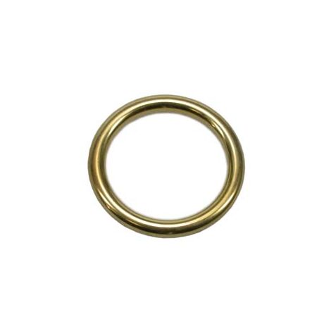 ANELLI PER SCORRITENDA TUBOLARI IN OTTONE LUCIDO- - ø mm.37-49 - 50 pezzi