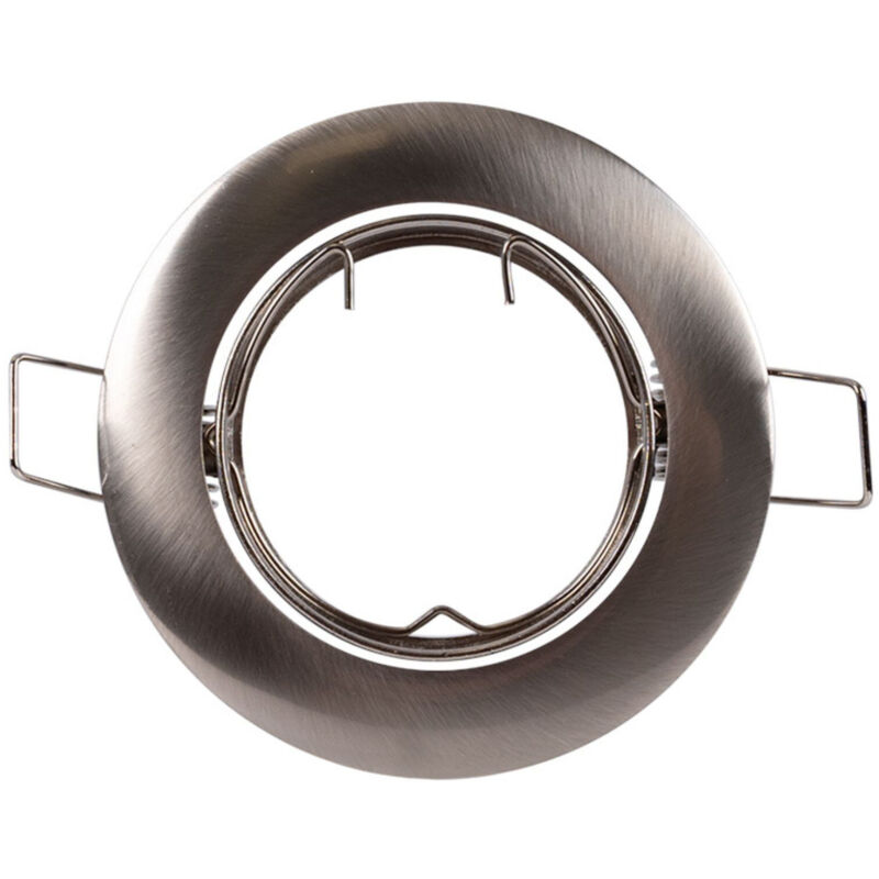 Anello downlight basculante per lampadine GU10 / MR16 - Foro Ø72