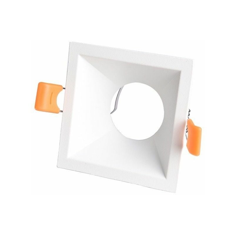 Image of Cristalrecord - Anello da incasso living quadrato bianco 00-176-01-000