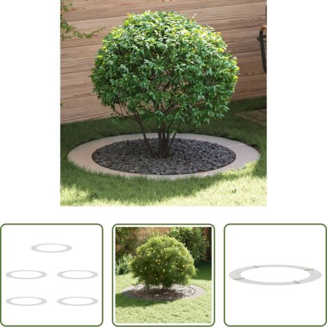 Anello decorativo -  adatto per Anelli d'Albero Piatto 5 pcs Argento Ø90 / 120 cm