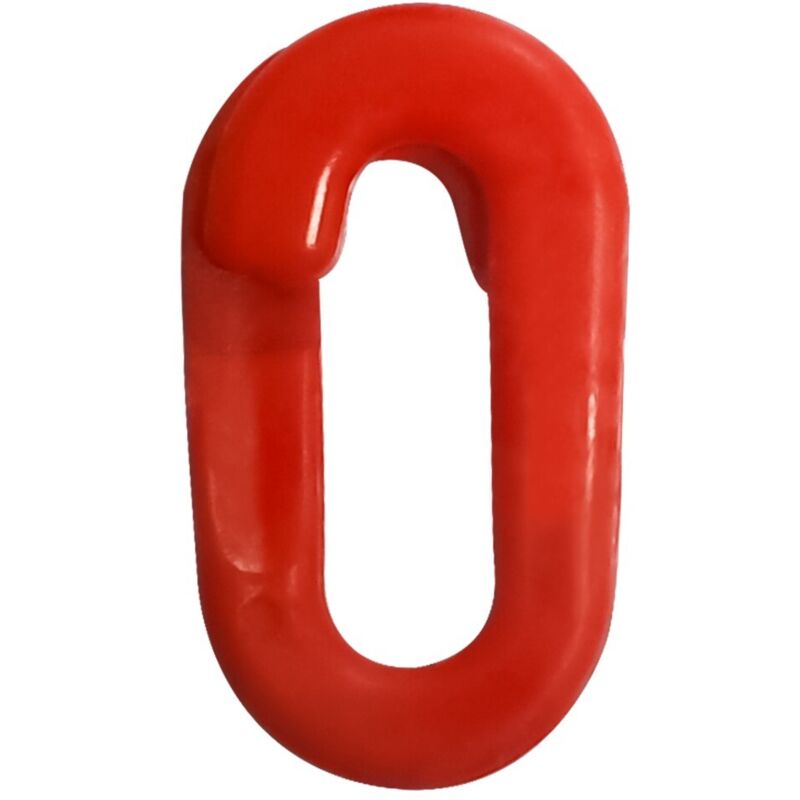 ANELLO DI GIUNZIONE PER CATENA SEGNALETICA IN PLASTICA mm 8 - blister da 15 pezzi