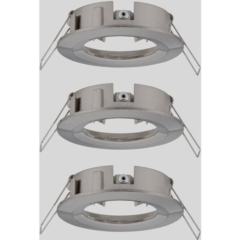 Paulmann - 92479 ebl Choose Anello di montaggio Kit da 3 10 w Ferro (spazzolato)