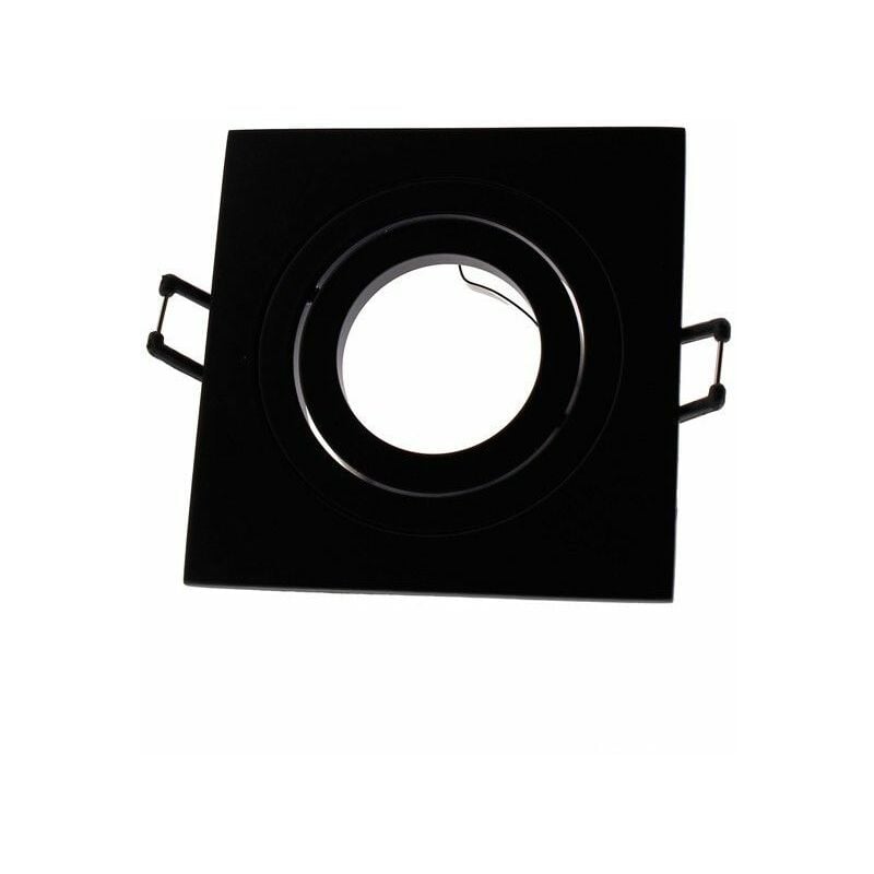Image of Anello girevole quadrato elio nero Cristalrecord 03-061-80-180