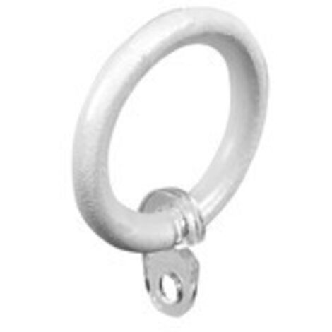 ANELLO IN METALLO D 12 CONF. 6 PZ BIANCO
