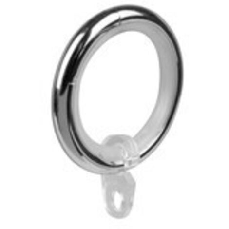 ANELLO IN METALLO D 12 CONF. 6 PZ CROMO