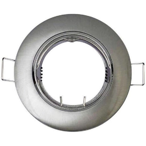 Anello per faretto alogeno oscillante EDM - Nichel opaco - Diametro 8,4cm