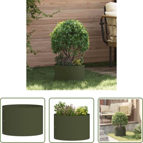 Anello per giardino -  Anello per vaso Verde oliva 30 x 30 x 20 cm