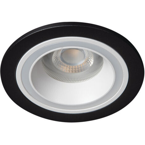 Anello per spot inseritibile - Aluminio bianco/nero - Ø90mm - Kanlux