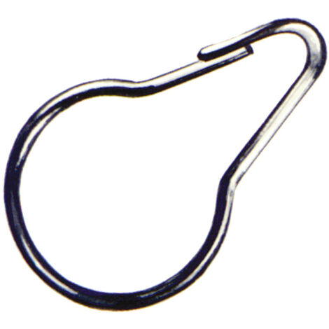 ANELLO PER TENDA DOCCIA ZINCOCROMATO PICCOLO 2.00 centinaia