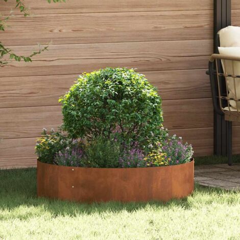 Anello per vaso 5 pcs Marrone 80 x 80 x 20 cm vidaXL