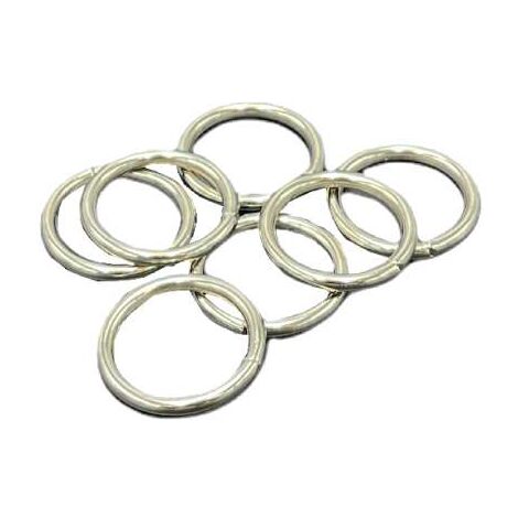 Anello Saldato Nichelato Mm.4,4X35