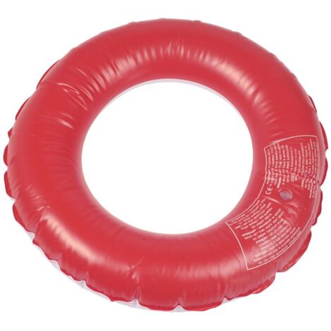 Anello salvagente rosso gonfiabile per piscina e acquagym