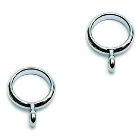 ANELLO TENDA  CROMO - BASTONE DA MM 10  -- CA 523  -- PZ 6