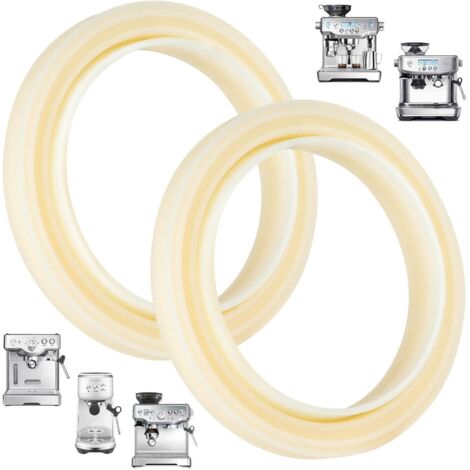 Anello vapore in silicone da 54 mm, kit di sostituzione della guarnizione della testina di erogazione in 2 pezzi, guarnizione di tenuta in silicone senza BPA.