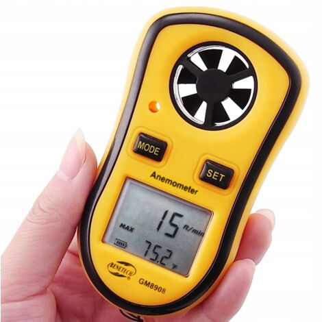 ANEMOMETER ANEMOMETER WINDTEMPERATURMESSUNG LUFTGESCHWINDIGKEIT