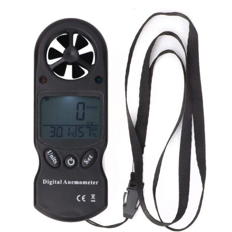 Anemometer, digitales Thermometer, tragbares Multifunktions-Anemometer, angeschlossene Anemometer-Anemometer für Windsurfen, Segeln