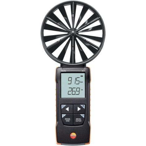 Anemometro a elica da 100 mm con collegamento all’app testo 417 0563 0417