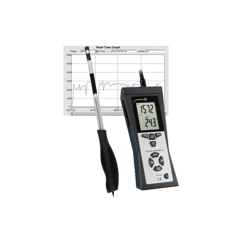 

Anemómetro con sonda térmica PCE Instruments PCE-423