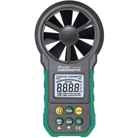 Anemometro digitale per la misurazione della velocità e del volume dell'aria