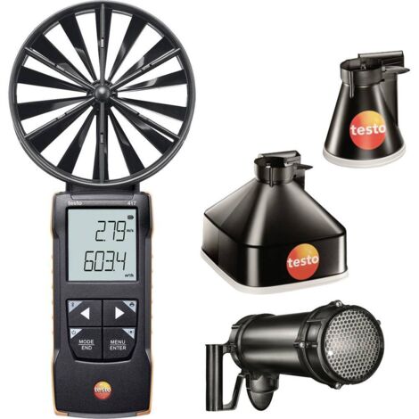 Anemometro digitale Testo 417-2 nero preciso