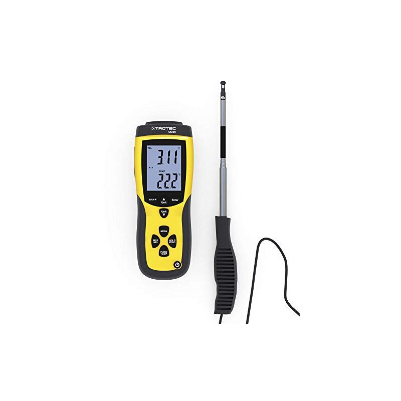 

Anemómetro TA300 sonda recta incl. certificado de calibración - Trotec