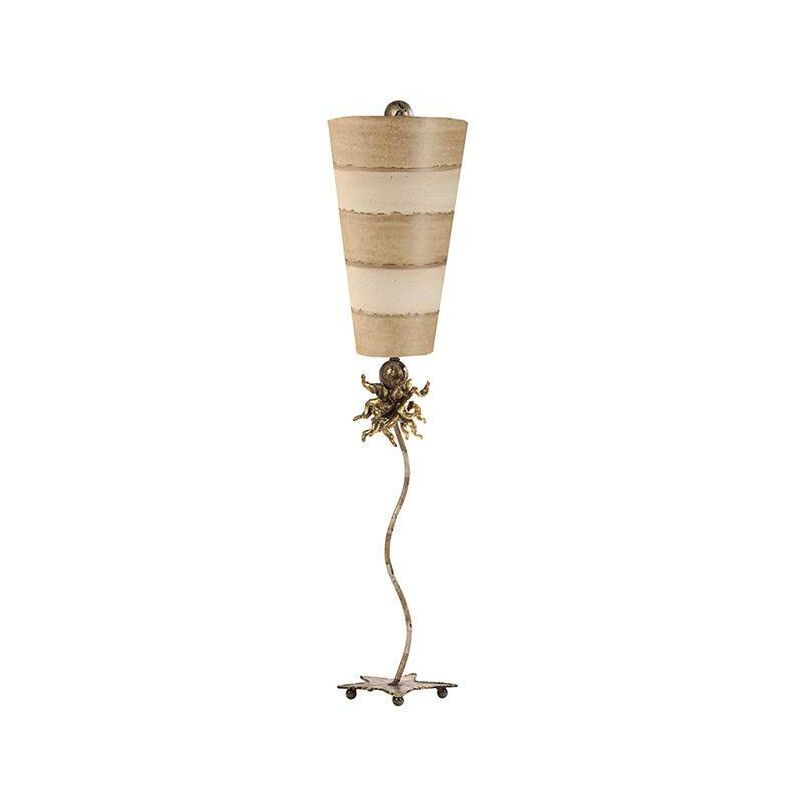 Elstead Lighting - Elstead Anemone - 1 Light Table Lamp Creme, Tan, E27