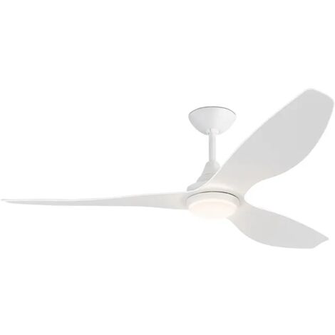ANETO Deckenventilator weiß mit Licht Gleichstrommotor - Ø 132 cm