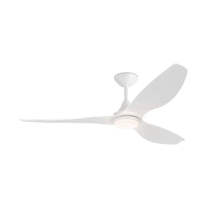 Ols Original - aneto Ventilateur de plafond blanc avec lumière - Moteur dc - ø 132 cm