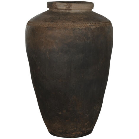 Anfora Terracota 80X80X130 Pieza Unica Antigua