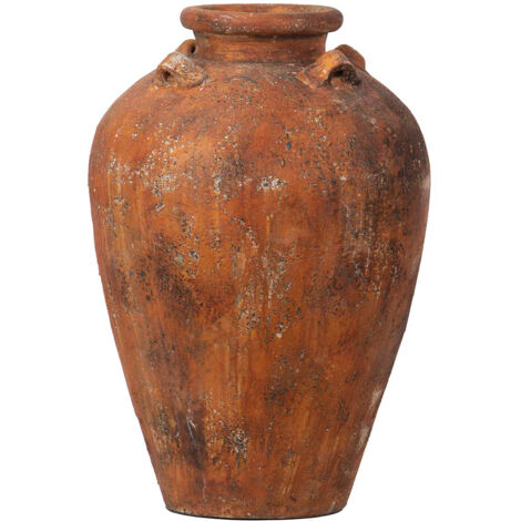 Anfora Terracota Marron 60X60X80 Cm