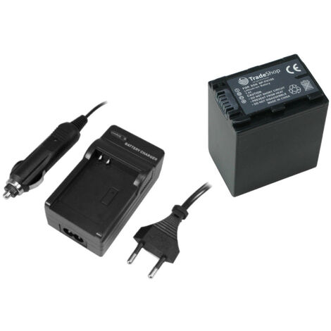 ANGEBOT IM SET: Trade-Shop Kamera Li-Ion Akku 3600mAh + Ladegerät mit Kfz Adapter für SONY HDR-CX11(E) HDR-CX105 GDR-CX105E HDR-CX106 HDR-CX106E HDR-CX505 HDR-CX505E HDR-CX520 HDR-CX520VE HDR-SR-37