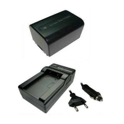 ANGEBOT IM SET: Trade-Shop Kamera Li-Ion Akku 950mAh + Ladegerät mit Kfz Adapter für SONY HDR-TG1 HDR-TG1E HDR-TG-1 HDR-TG-1E HDRTG1 HDRTG1E HDR-XR520 HDR-TG7 GDR-CX105E HDR-CX106 HDR-CX105