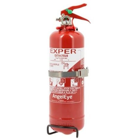 ANGELEYE EXTINCTEUR POUDRE ABC AVEC MANOMÈTRE - 1KG ANG008785
