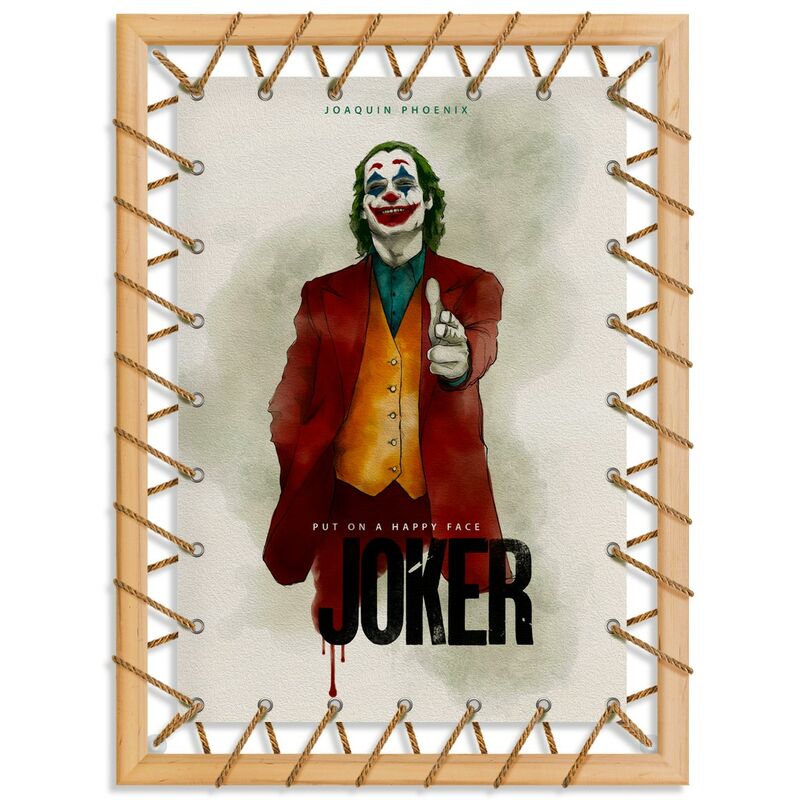 Signorbit - joker - Tela pittorica tesa su telaio