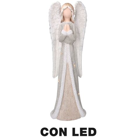 Angelo resina led oro cm22x16h66