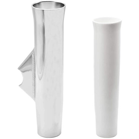 Angelrutenhalter aus Aluminium für den Marinebereich, fischschwanzförmiger Angelrutenhalter, Angelrutenzubehör, Angelrutenhalter, Zubehör für Boote und Yachten, fischschwanzförmiger Angelrutenhalter a