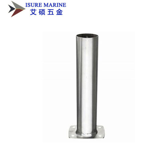 Angelrutenhalter aus Edelstahl 304, quadratische Basis, 15°, 30° und 90° Winkel, Bootszubehör, 90° Edelstahl