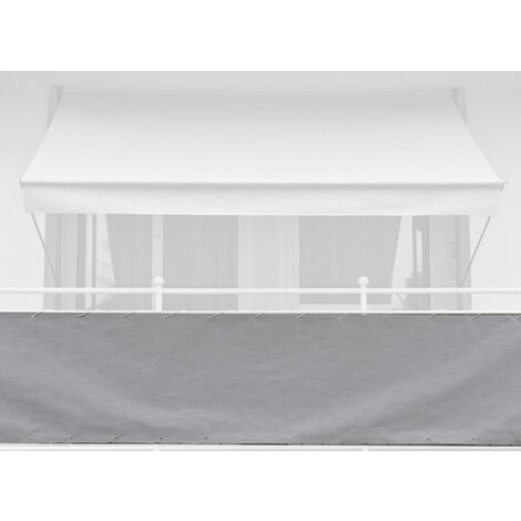 Angerer Paravista per balcone Design Style granito, 90 cm, lunghezza: 8 metro