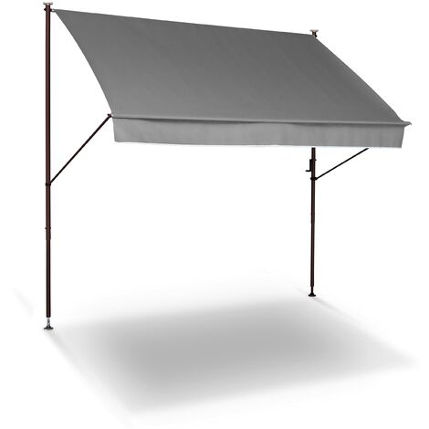 Angerer – Tendone, – Tenda da sole, design Style granito, grigio, 150 x 300 x 225 cm, 2302/005