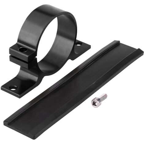 ANGGREK 60mm Kraftstoffpumpenhalterung, Aluminiumlegierung mit Einstelleinsätzen für 60mm Universalfilter und -pumpen (Schwarz)
