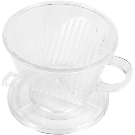 ANGGREK Wiederverwendbarer Kaffeefilter-Kegelfilter, tragbar mit hitzebeständigem Griff für Kaffeeliebhaber und Reisende