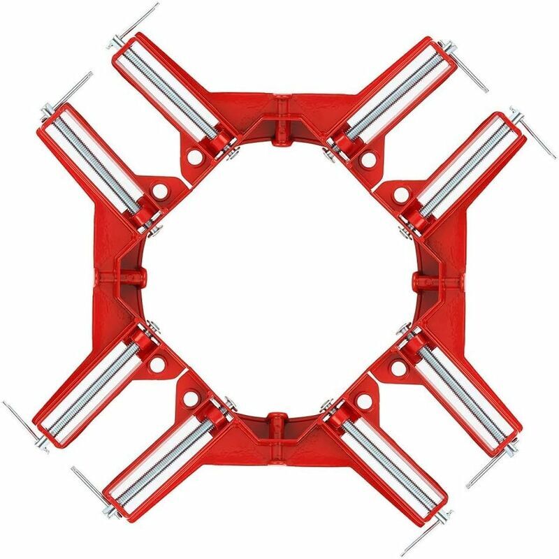 Angle droit pour la fabrication de cadres pour cadres de porte-outils de menuiserie (90 degrés 75 mm/3 pouces)