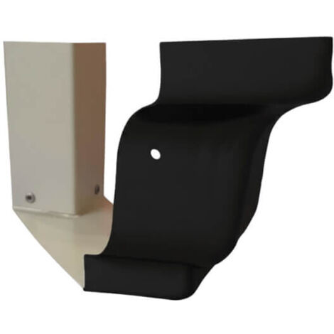 Angle extérieur 90° de gouttière corniche G300 noir foncé - ALUHOME