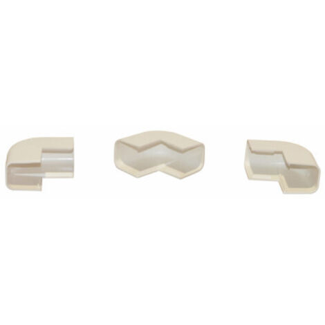 Angle extérieur goulotte condensat 25x25 blanc crème (X 20) - DIFF