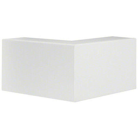 Angle extérieur lifea pour FB80130 h130mm xp82mm 4 agrafes RAL 9016 Pure - HAGER FB8013039016
