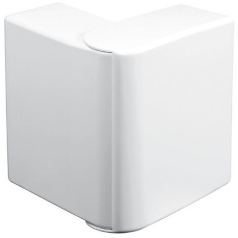 angle extérieur - logix - 130 x 50 - blanc artic - planet wattohm 48008